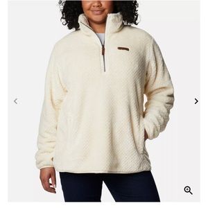⭐️NWT⭐️ Columbia Fire Side Quarter Zip Sherpa Fleece
